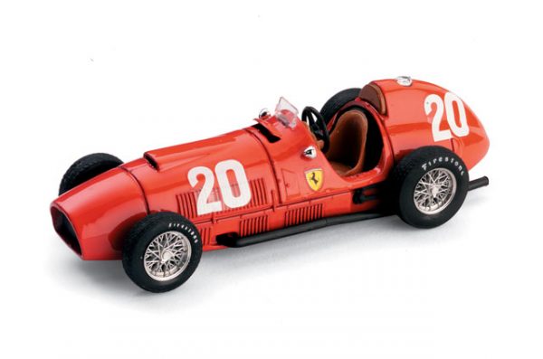 Modellino Formula 1 diecast Brumm FERRARI 375 A.ASCARI  N.20 6th SVIZZERA GP