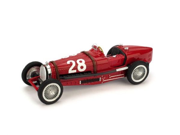 Modellino Formula 1 diecast Brumm BUGATTI TIPO 59 T.NUVOLARI 1934 N.28 3rd MONACO GP