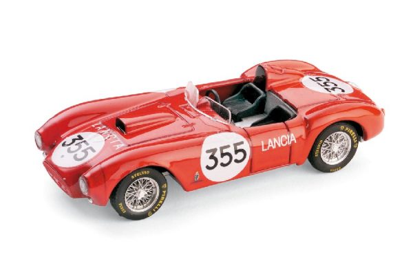 Modellino Auto Competizione scala 1:43 Brumm diecast LANCIA D 24 N.355 WINNER TARGA FLORIO  P.TARUFFI