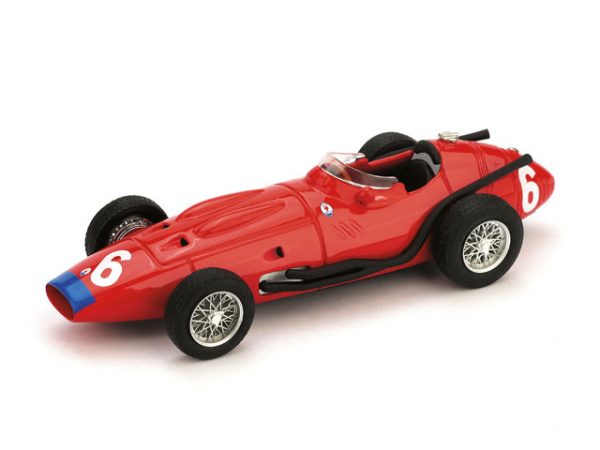 Modellino Formula 1 diecast Brumm MASERATI 250F J.BEHRA  N.6 14th G.P.ITALIA