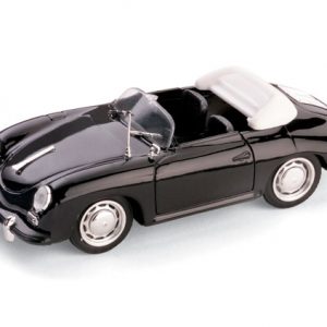 Modellino auto scala 1:43 Brumm PORSCHE 356 C CABRIOLET 65 NERO diecast