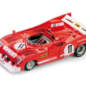Modellino Auto Competizione scala 1:43 Brumm diecast ALFA ROMEO 33TT12 N.1T TEST CAR MONZA  PESCAROLO-BELL