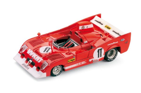 Modellino Auto Competizione scala 1:43 Brumm diecast ALFA ROMEO 33TT12 N.1T TEST CAR MONZA  PESCAROLO-BELL