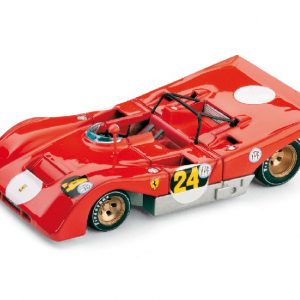 Modellino Auto Competizione scala 1:43 Brumm diecast FERRARI 312 PB N.24 1000 Km BUENOS AIRES  I.GIUNTI-A.MERZARIO