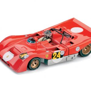 Modellino Auto Competizione scala 1:43 Brumm diecast FERRARI 312 PB N.24 1000 Km B.AIRES  I.GIUNTI (FATAL ACCIDENT)
