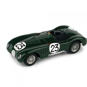 Modellino Auto Competizione scala 1:43 Brumm diecast JAGUAR C TYPE N.23 LM  JOHNSON-BIONDETTI