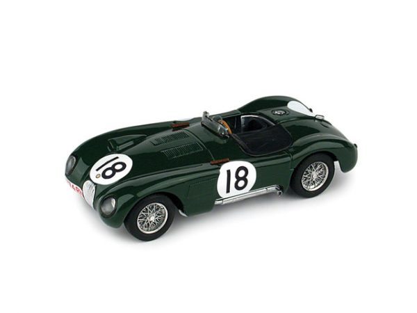 Modellino Auto Competizione scala 1:43 Brumm diecast JAGUAR C TYPE N.18 WINNER LM  T.ROLT-D.HAMILTON