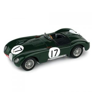 Modellino Auto Competizione scala 1:43 Brumm diecast JAGUAR C TYPE N.17 2nd LM  S.MOSS-P.WALKER