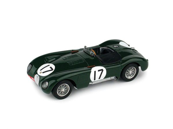 Modellino Auto Competizione scala 1:43 Brumm diecast JAGUAR C TYPE N.17 2nd LM  S.MOSS-P.WALKER