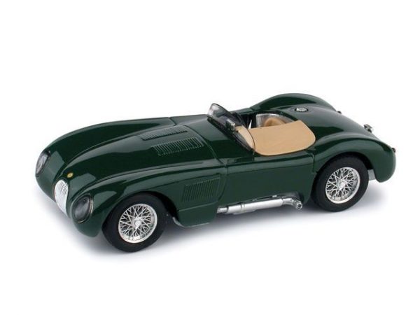 Modellino auto scala 1:43 Brumm  JAGUAR C TYPE STRADALE  BRITISH RACING diecast modellismo
