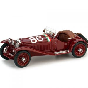 Modellino Auto Competizione scala 1:43 Brumm diecast ALFA ROMEO 1750 GS N.86 2nd MILLE MIGLIA 1931 CAMPARI-MARINONI