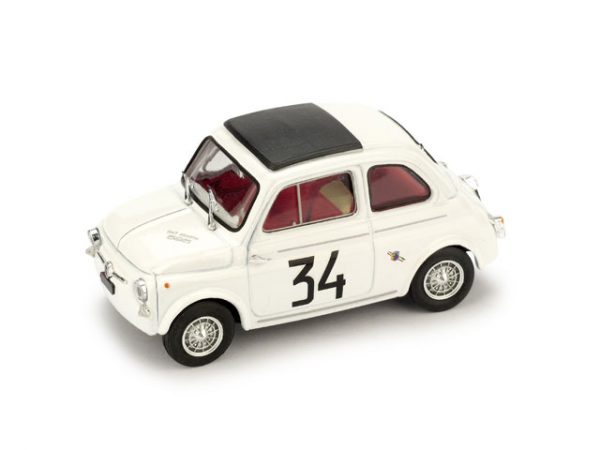 Modellino Auto scala 1:43 Brumm FIAT ABARTH 595 diecast modellismo MONZA