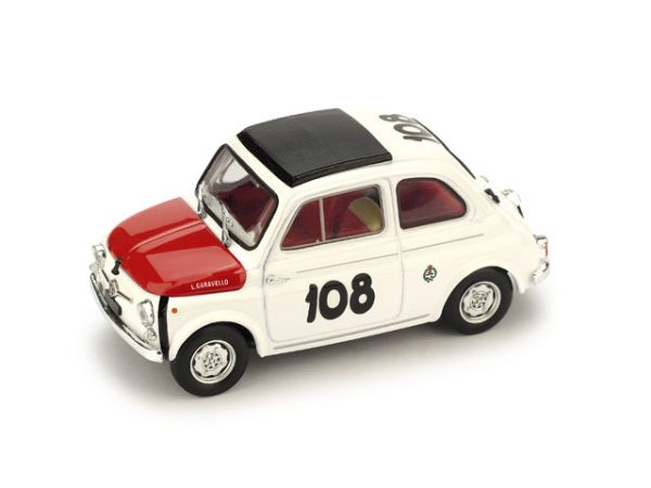 Modellino Auto scala 1:43 Brumm diecast FIAT 595 ABARTH 500 collezione epoca