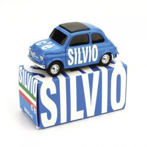 Modellino auto scala 1:43 diecast modellismo  Brumm FIAT 500 SILVIO