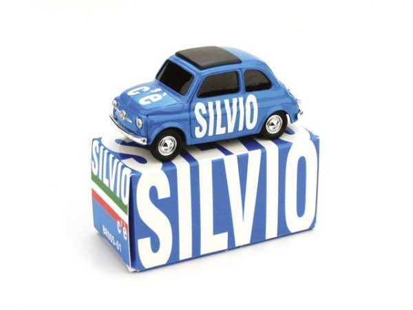 Modellino auto scala 1:43 diecast modellismo  Brumm FIAT 500 SILVIO