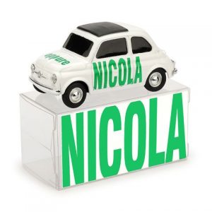 Modellino auto scala 1:43 epoca modellismo Brumm FIAT 500 NICOLA