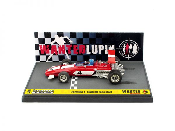 Modellino auto film movie Brumm  FERRARI 312B WANTED LUPIN RACE START modellismo