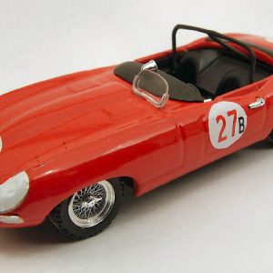 Modellino auto scala 1:43 Best Model  JAGUAR E SPYDER N.27 2nd RIVERSIDE  B.KRAUSE modellismo diecast collezione