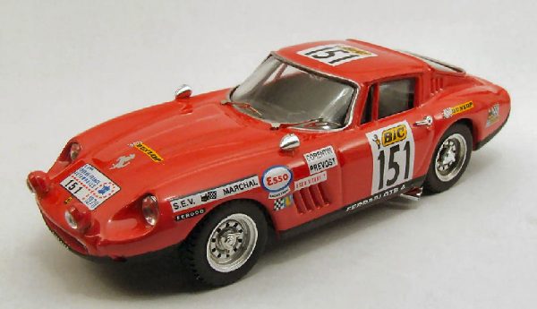Modellino auto rally scala 1:43 Best Model  FERRARI 275 GTB N.151 DISQUAL.TOUR DE FRANCE  CORENTIN-PREVOST diecast modellismo