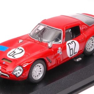 Modellino auto scala 1:43 Best Model  ALFA ROMEO TZ2 N.62 RETI 12 H SEBRING  BIANCHI-CONSTEN modellismo diecast collezione