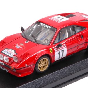 Modellino auto rally scala 1:43 Best Model  FERRARI 308 GTB N.17 16th TOUR DE FRANCE  BOUTELOUP-PANIC diecast modellismo
