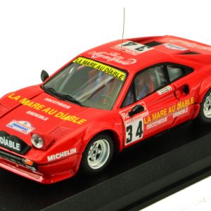 Modellino auto rally scala 1:43 Best Model  FERRARI 308 GTB Gr.4 N.34 TOUR DE FRANCE  D.GAUTHIER-M.GAUTHIER diecast modellismo