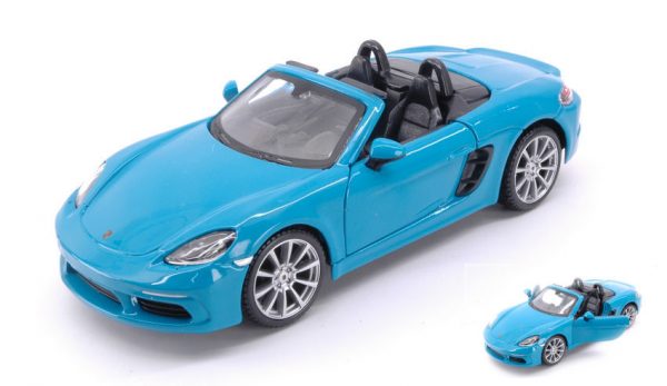Modellino Auto diecast Burago PORSCHE 718 BOXSTER CABRIOLET scala 1:24
