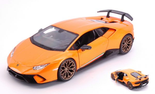 Modellino Auto diecast Burago LAMBORGHINI HURACAN scala 1:24 modellismo