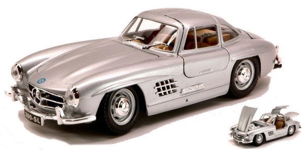 Modellino auto scala 1:24 Burago MERCEDES 300 SL 300SL modellismo diecast new