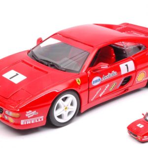 Modellino auto scala 1:24 Burago FERRARI 355 CHALLENGE modellismo diecast collezione