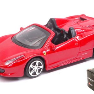 Modellino Auto scala 1:43 diecast Burago FERRARI 458 SPIDER modellismo collezione