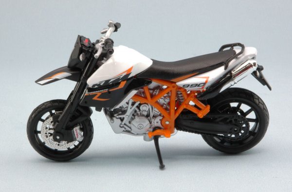 Modellino Moto diecast Burago KTM 990 SUPERMOTO 1:18 motor bike motorbike