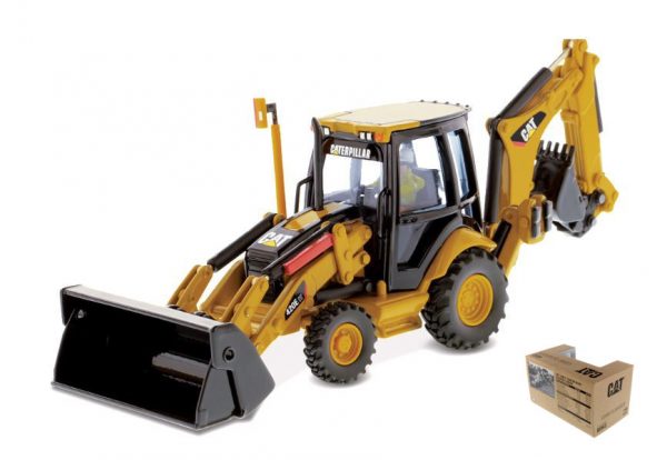 Modellino mezzi industriali Diecast Master CAT 420E IT BACKHOE LOADER PIVOT 1:50