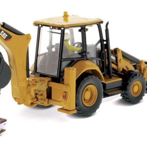 Modellino ruspa Diecast Master CAT 432F2 SIDE SHIFT BACKHOE LOADER 1:50
