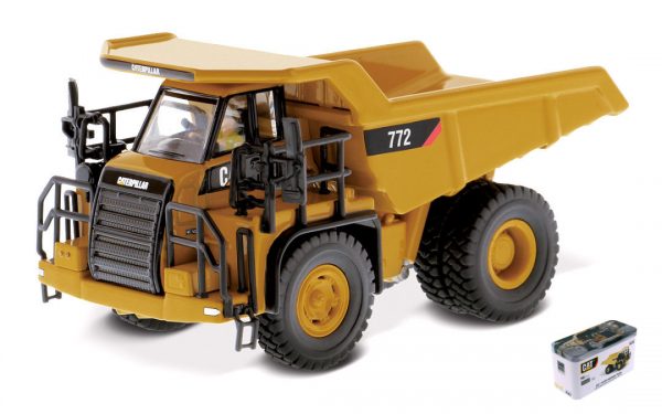 Modellino camion Diecast Master CAT 772 OFF-HIGHWAY TRUCK scala  1:87