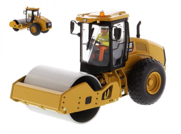 Modellino rullo compressore Diecast Master CAT CS11 GC SOIL COMPACTOR 1:50