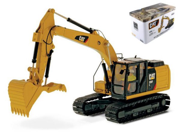 Modellino ESCAVATORE Diecast Master CAT 323F L HYDRAULIC EXCAVATOR SCALA 1:50