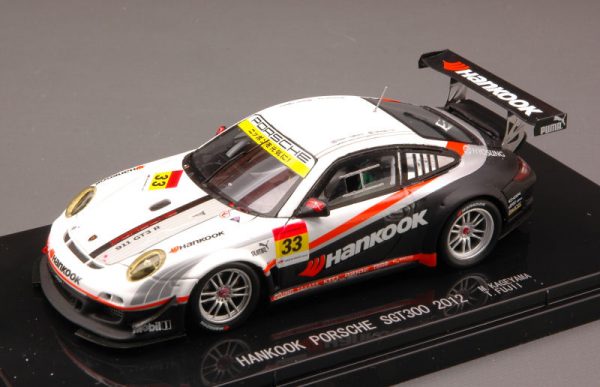 Modellino auto Ebbro diecast PORSCHE GT3R scala 1:43 SUPER GT500 KAGEYAMA FUJII