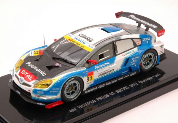 Modellino auto Ebbro diecast TOYOTA PRIUS N.31 SUPER GT300  OKAYAMA TEST modellismo