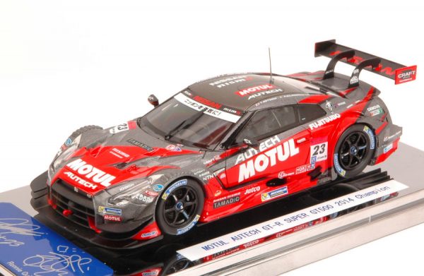 Modellino auto Ebbro diecast NISSAN GT-R N.23 CHAMPION SUPER GT500  T.MATSUDA-R.QUINTARELLI modellismo