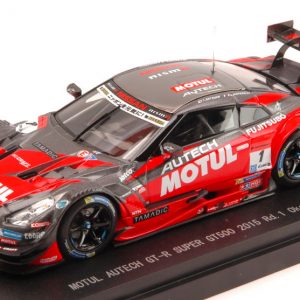 Modellino auto Ebbro diecast NISSAN GT-R N.1 13th OKAYAMA  SUPER GT500 MATSUDA-QUINTARELLI modellismo
