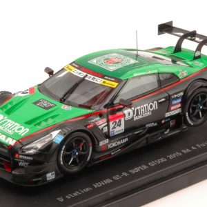 Modellino auto Ebbro diecast NISSAN GT-R N.24 WINNER FUJI SUPER GT500  D.SASAKI-M.KRUMM modellismo