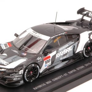 Modellino auto Ebbro diecast HONDA NSX N.100 SUPER GT500 OKAYAMA TEST  N.YAMAMOTO-T.IZAWA modellismo