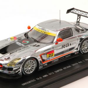 Modellino auto Ebbro diecast MERCEDES SLS N.22 SUPER GT300 OKAYAMA  H.WADA-M.JYONAI modellismo