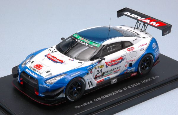 Modellino auto Ebbro diecast NISSAN GT-R N.24 SUPER TAIKYU  Y.UCHIDA-T.FUJII-K.HIRAMINE modellismo