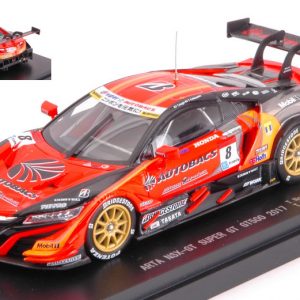 Modellino auto Ebbro diecast HONDA NSX-GT N.8 SUPER GT500  T.NOJIRI-T.KOBAYASHI modellismo