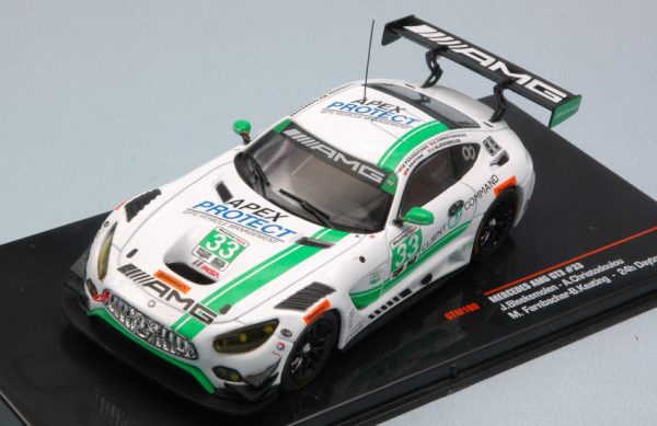 Modellino auto scala 1:43 Ixo Model  MERCEDES GT3 N.33 20th 24 H DAYTONA  BLEEKEMOLEN-CHRIST.-FARNB. modellismo diecast