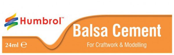 Modellino colori modellismo  Humbrol  BALSA CEMENT COLLA IN TUBETTO 24 ml diecast