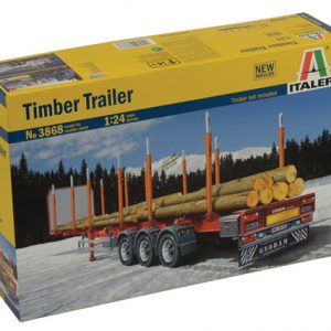 Modellino  camion modellismo kit di montaggio truck Italeri TIMBER TRAILER KIT 1:24 lorry