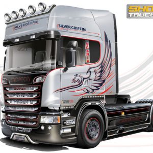 Modellino camion modellismo kit di montaggio truck Italeri SCANIA R730 scala 1:24
